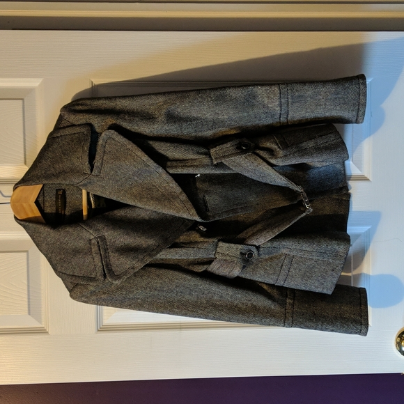 Zara hip-length pea coat - Picture 1 of 4